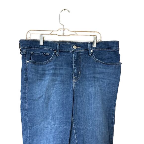 Levi’s 311 shaping skinny capri denim blue jeans everyday casual comfortable - Picture 2 of 9